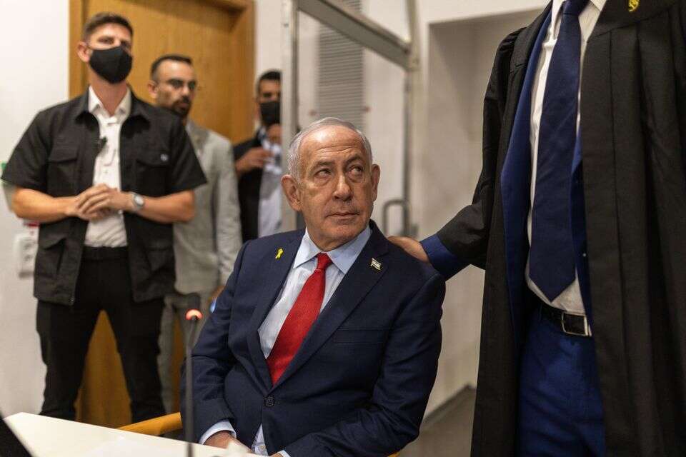 ראש הממשלה בנימין נתניהו בדיון בבית המשפט , איתי רון
