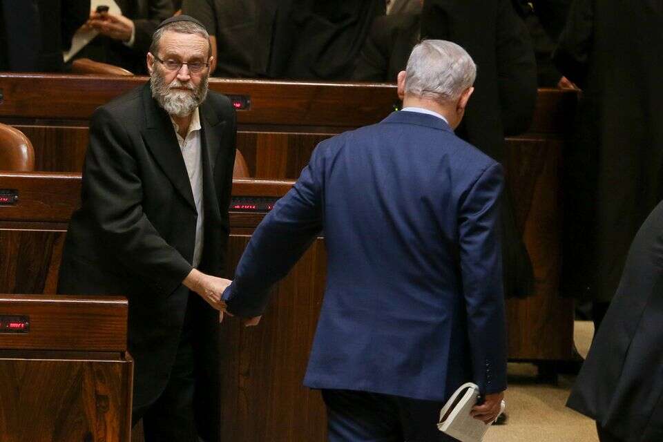 רה"מ נתניהו וח"כ משה גפני , אורן בן חקון