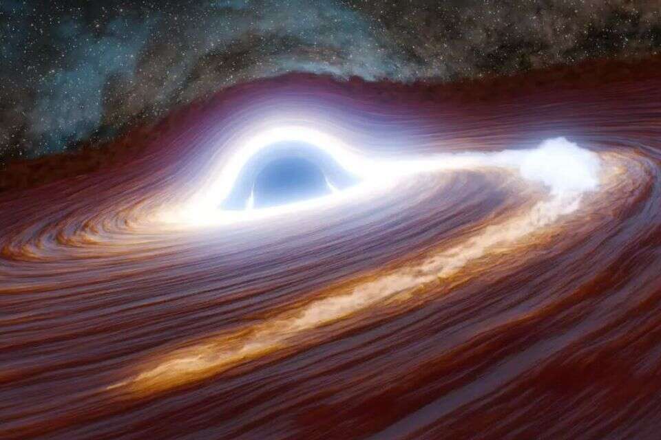 "אירוע נדיר": חוקרים זיהו בוהק של עשרה טריליון שמשות מחור שחור אדיר