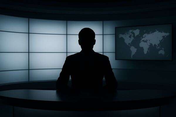 לא הצליח לעמוד. מגיש טלוויזיה , chatGPT