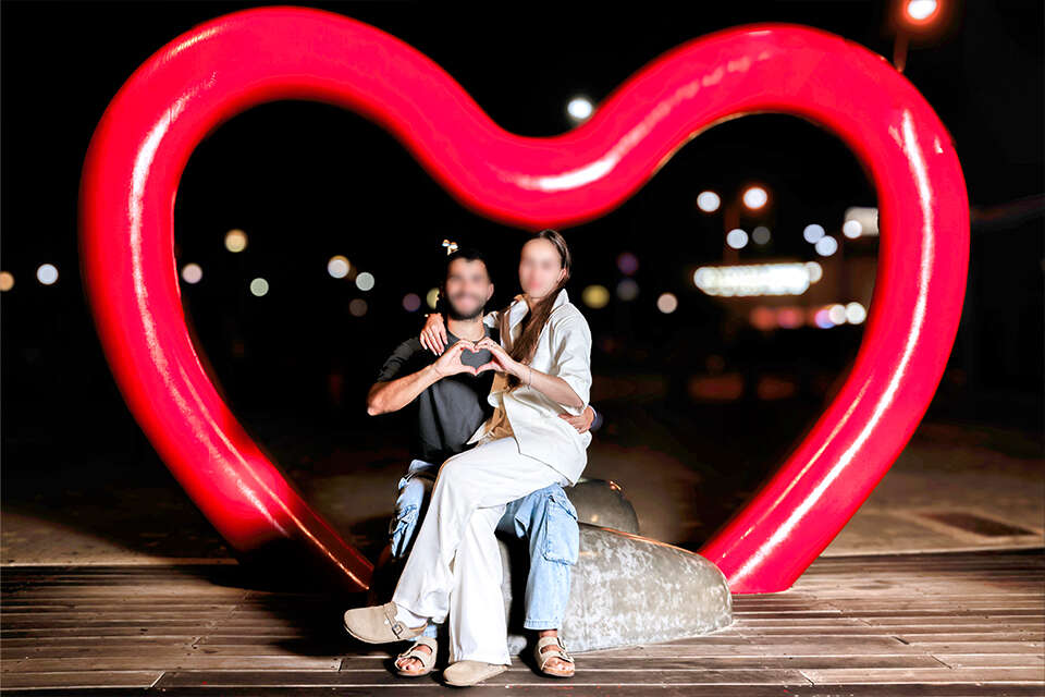 אהבה בשטח אויב: המ"פ והפרמדיקית שהמשיכו מעזה לחופה