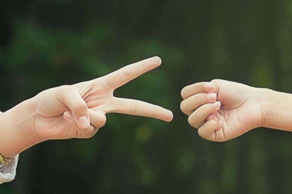אבן, נייר ומספריים , gettyimages