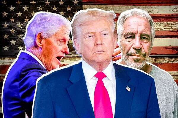 ג'פרי אפשטיין, דונלד טראמפ וביל קלינטון , AFP, REUTERS, AP