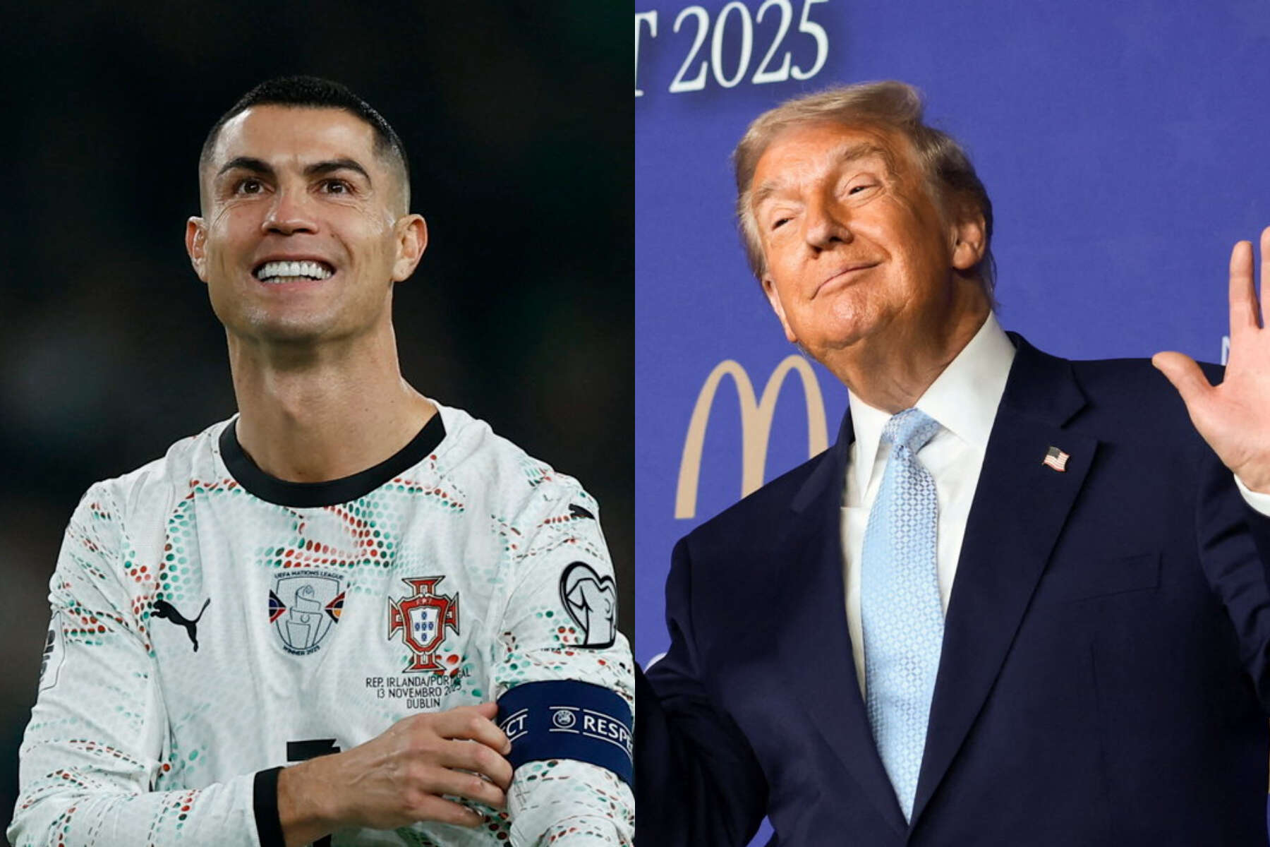 לא רק F-35: המפגש בין דונלד טראמפ לכריסטיאנו רונאלדו