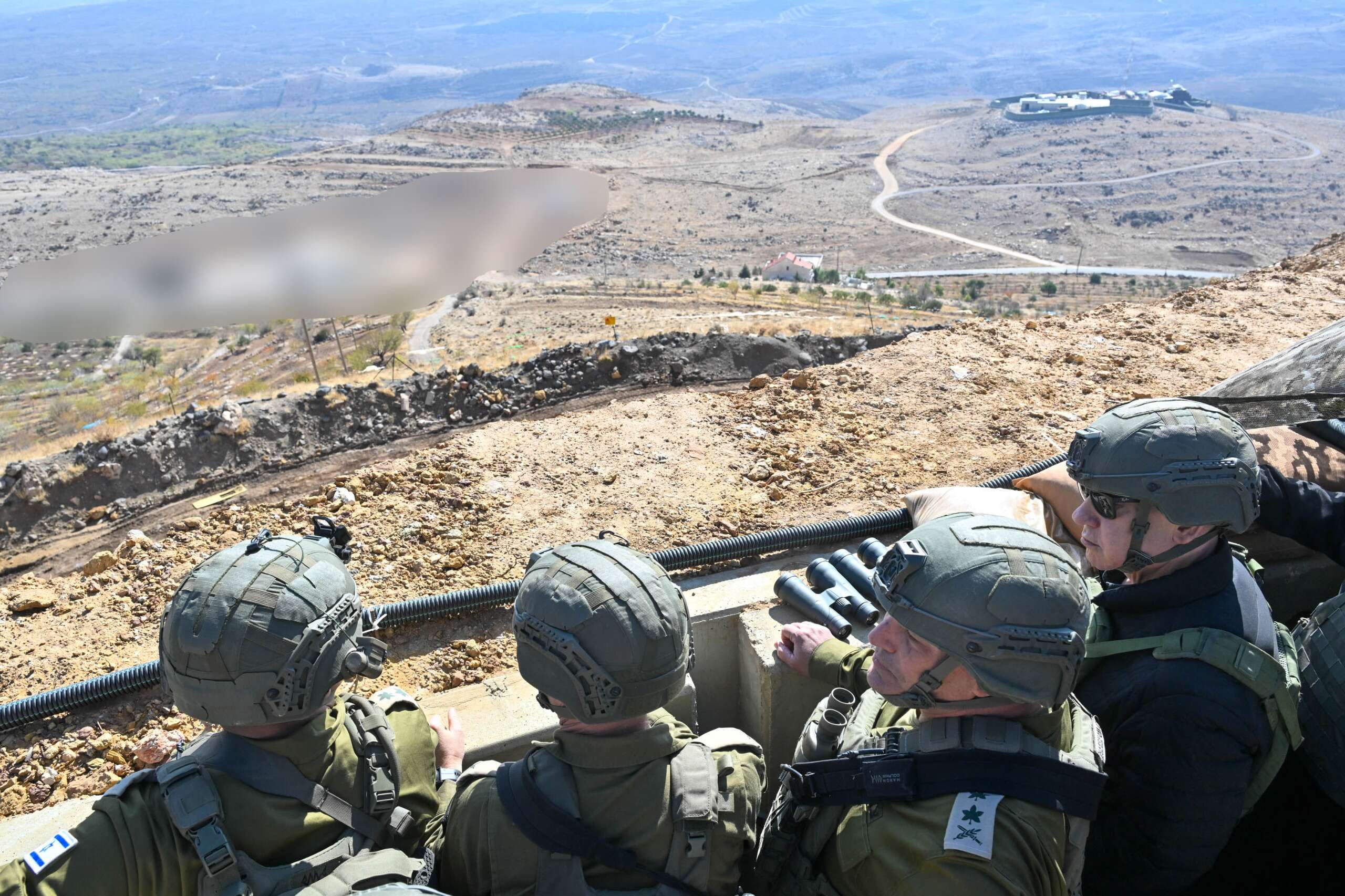 רה"מ נתניהו והצמרת הביטחונית בביקור בסוריה , קובי גדעון/ לע״מ