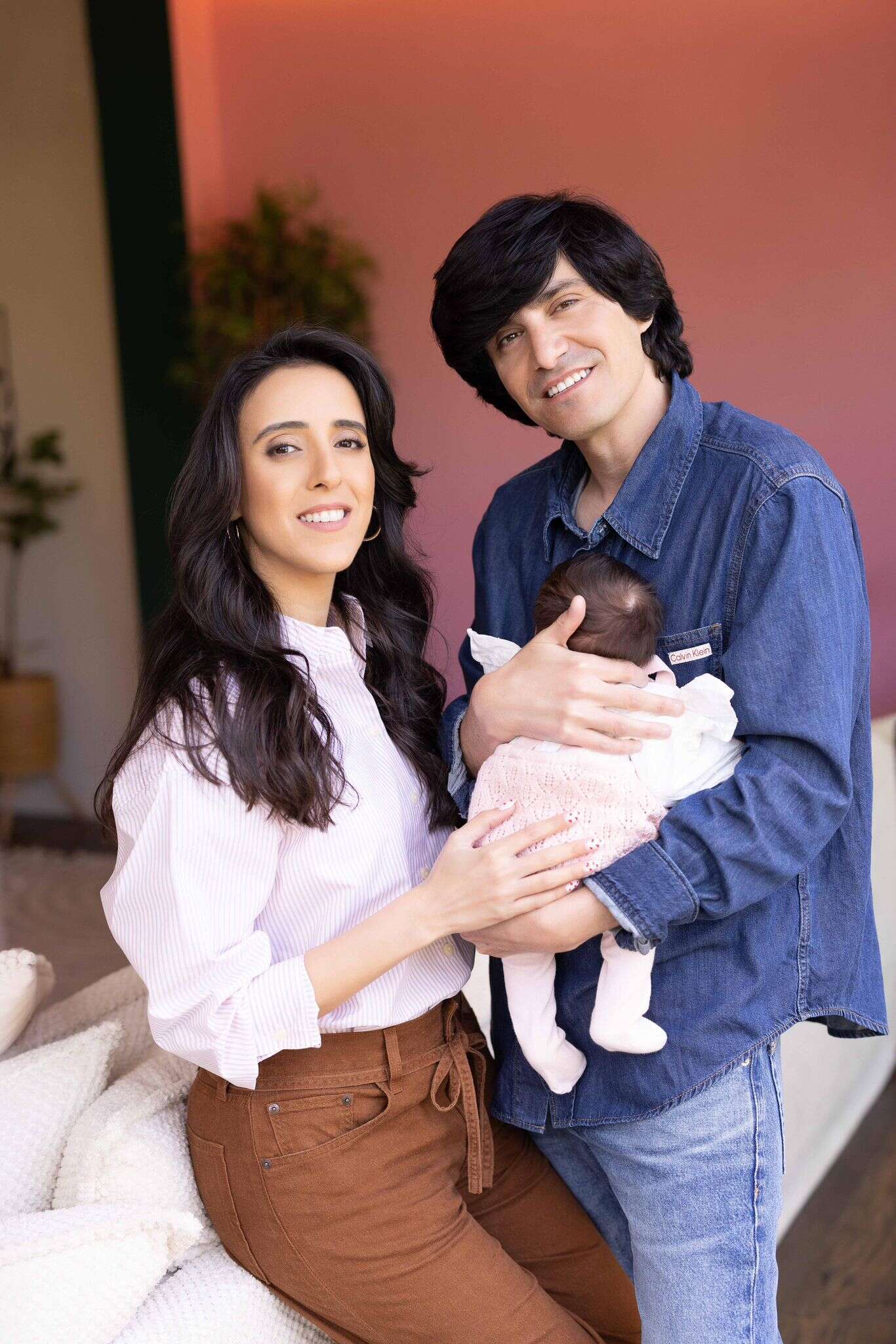 מני ממטרה ופרלה דנוך עם זוהר בתם , ארכיון פרטי