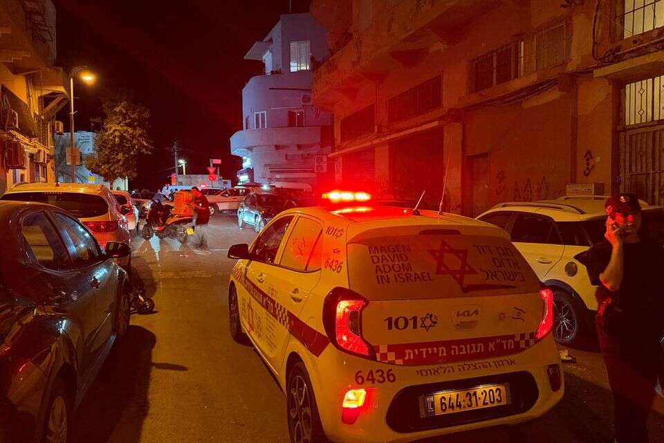 זירת ירי ליד כיכר השעון ביפו , דוברות מד"א