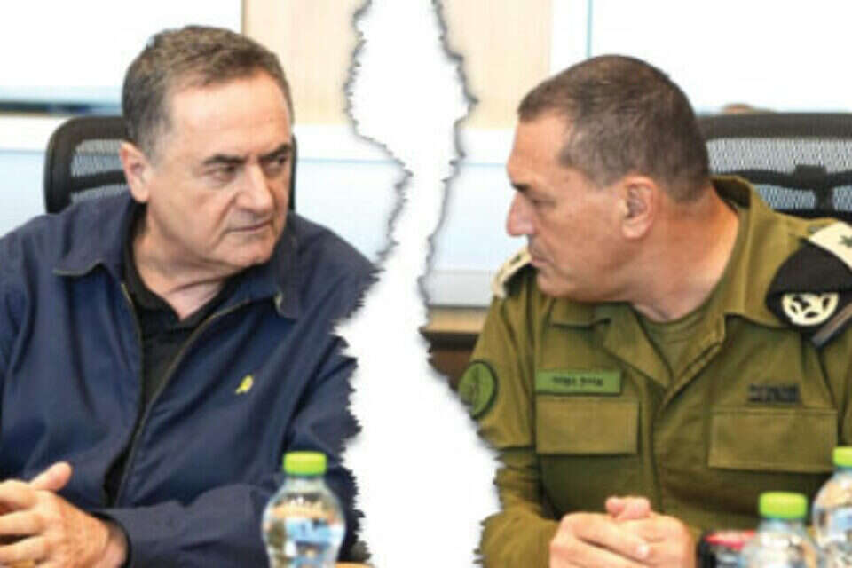 הקרע בין הרמטכ"ל אייל זמיר לשר הביטחון ישראל כ"ץ , אריאל חרמוני/משרד הביטחון