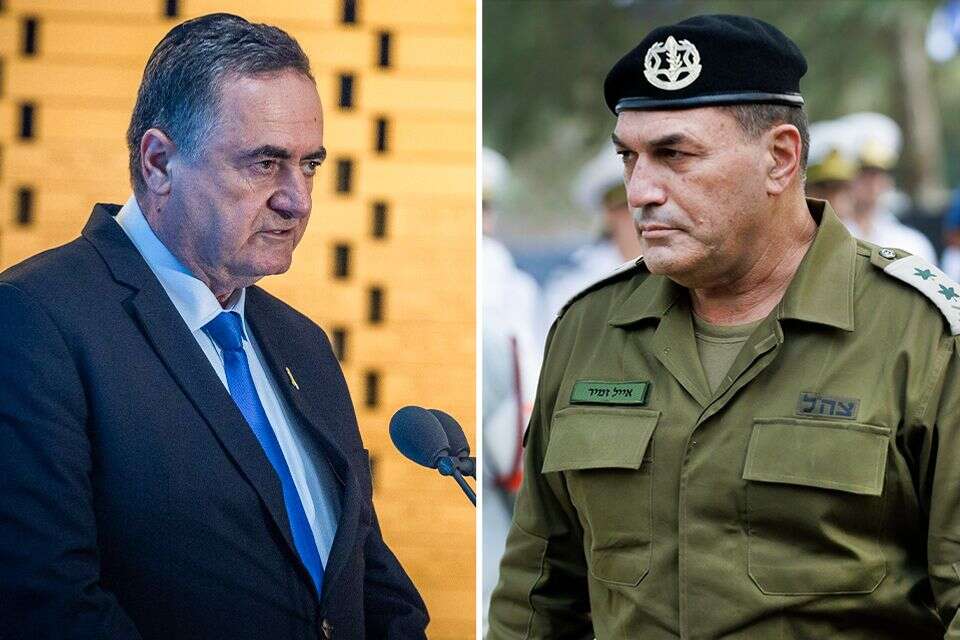 הרמטכ"ל זמיר ושר הביטחון כ"ץ , משה שי, אורן בן חקון