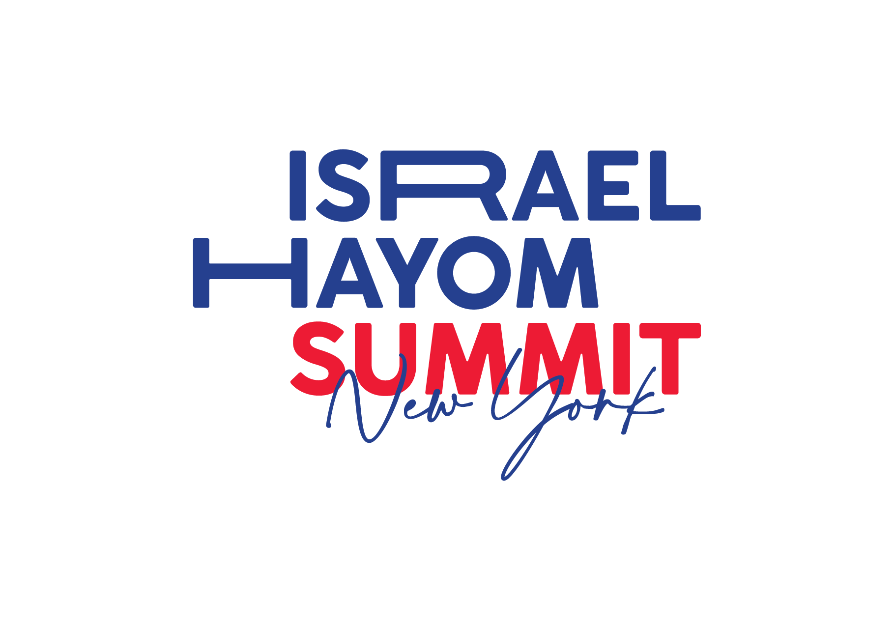 לוגו ועידת "ישראל היום" בניו יורק שתיערך ב-2 בדצמבר 2025 , ללא