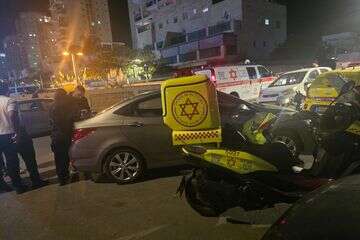 זירת האירוע באשדוד שבו נפצע קשה נער בן 16 , תיעוד מבצעי מד"א