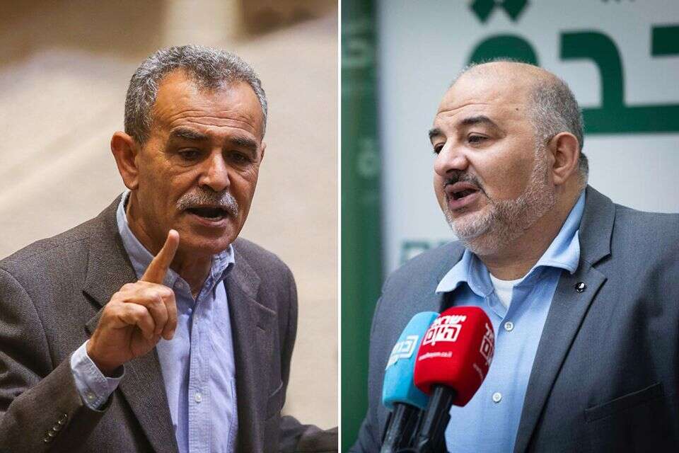 מנסור עבאס וג'מאל זחאלקה , אורן בן חקון // חיים גולדברג-פלאש 90