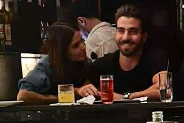 על הבר: מיכל הקטנה ויהודה בוחבוט בבילוי לילי