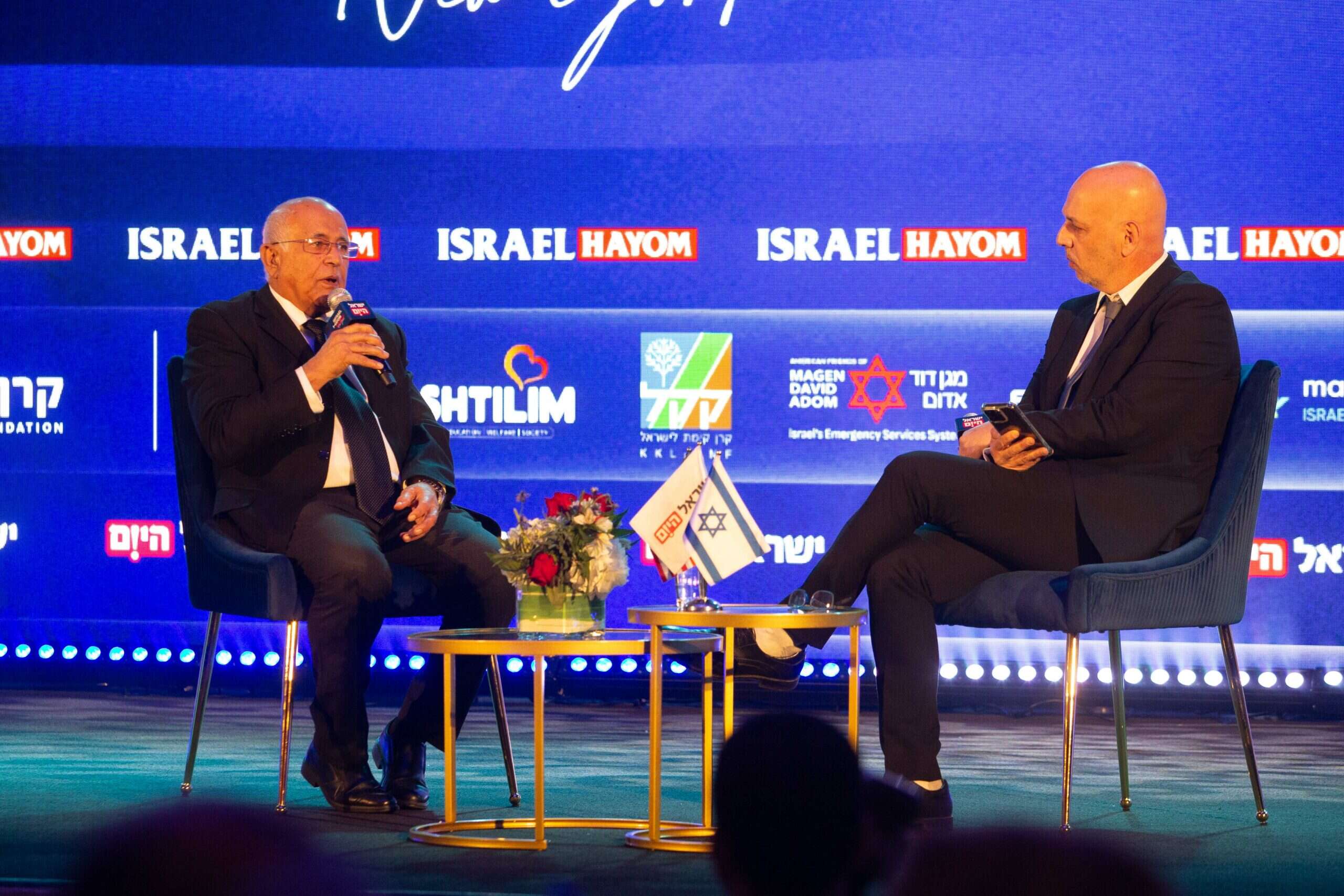 אביגדור קהלני בוועידת "ישראל היום" בניו יורק , עמי שומן