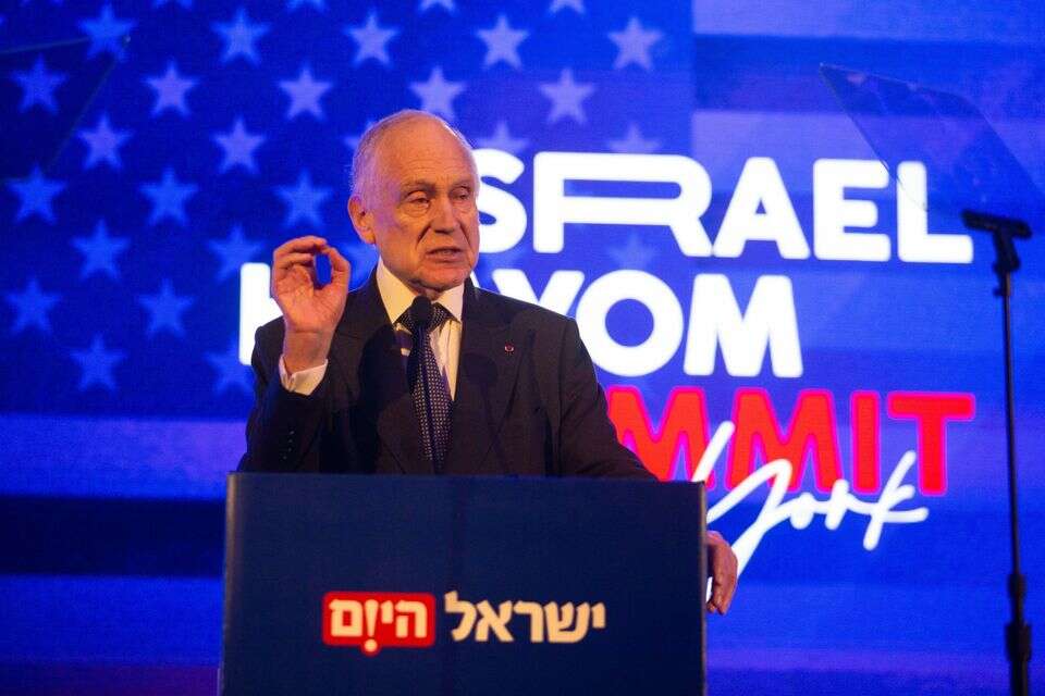 נשיא הקונגרס היהודי העולמי, רון לאודר , עמי שומן