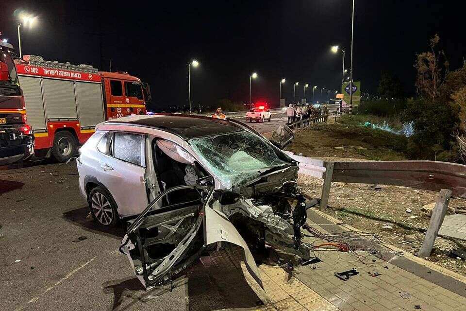 בן 20 נהרג בתאונת שרשרת על כביש 70 , מד"א