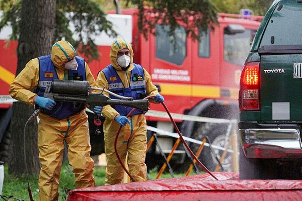 מונעים את התפשטות המגפה בספרד , 