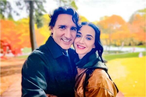 קייטי פרי וג'סטין טרודו , צילום עצמי (טרודו) בעמוד האינסטגרם של קייטי פרי