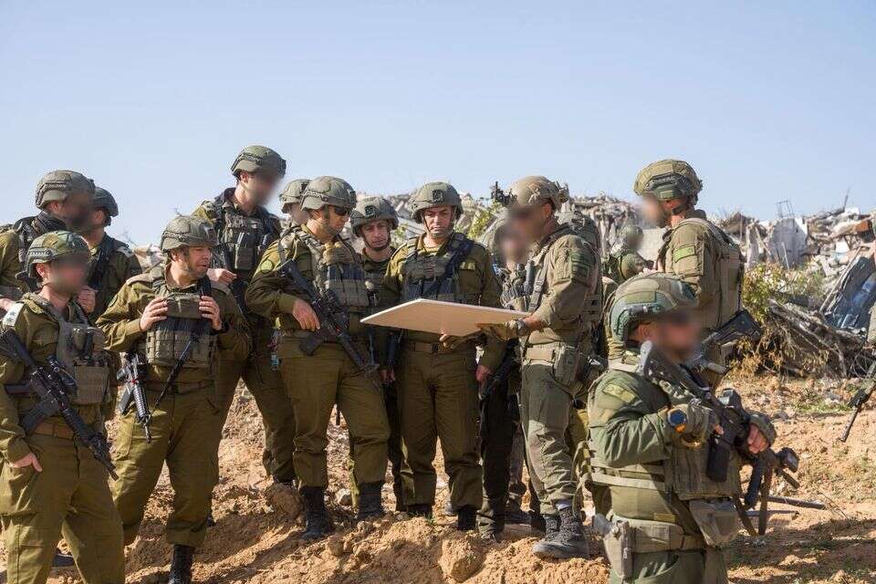 הרמטכ"ל רא"ל אייל זמיר בסיור ברצועת עזה , דובר צה"ל