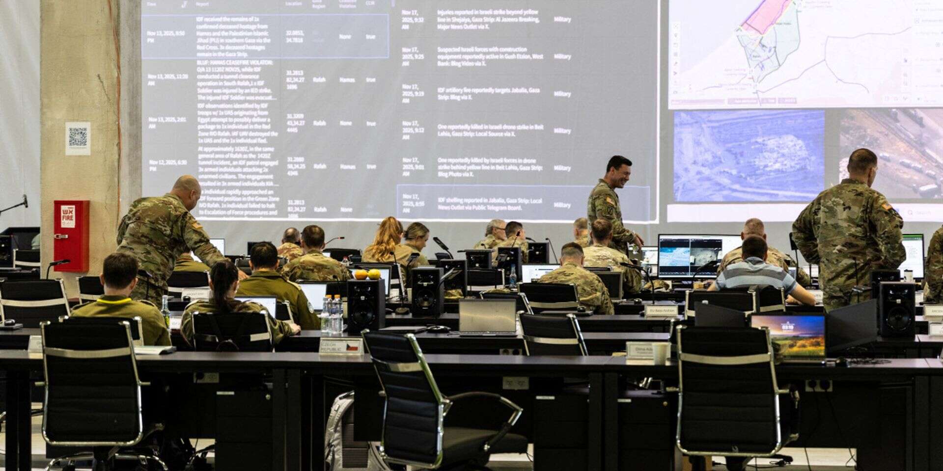 חיילים אמריקנים בבסיס קריית גת , רויטרס