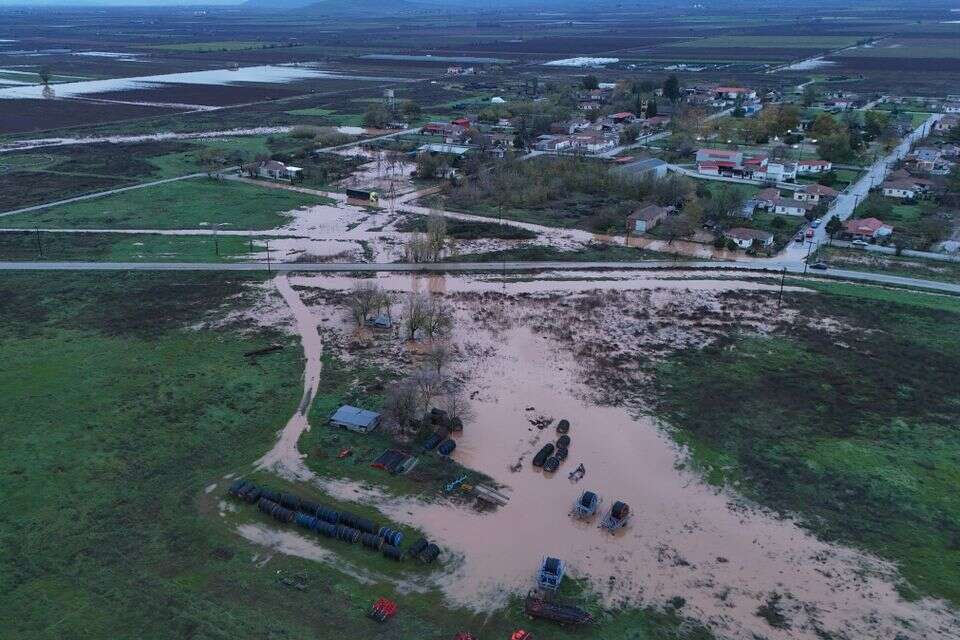 סופת "ביירון" גרמה לנזקים עצומים ביוון - ומתקרבת לחופי ישראל ועזה. (ארכיון) , רויטרס