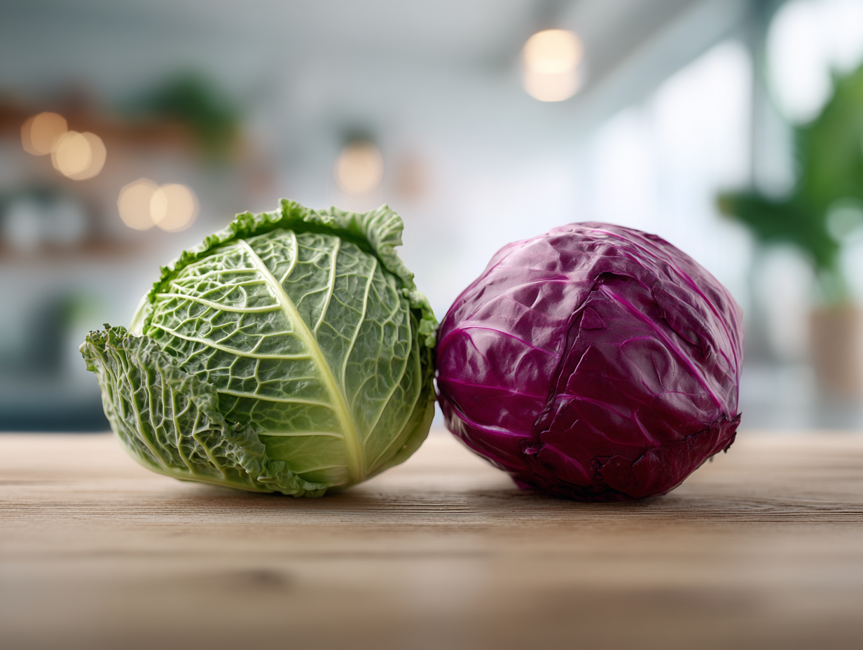 כרוב אדום או כרוב ירוק? וגם מתכון צבעוני שיעזור לכם להחליט