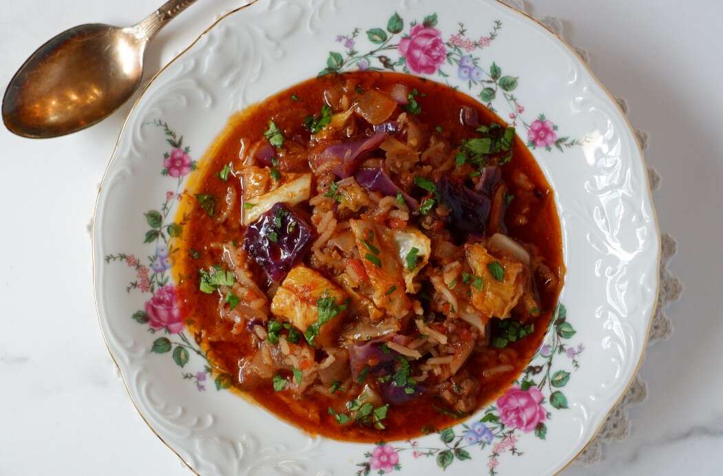 כל הטוב של כרוב ממולא - בגרסת מרק קלה ומפנקת