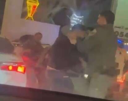 בדיקה שהפכה לקטטה: עימות בין חשודים ללוחמי מג"ב | צפו