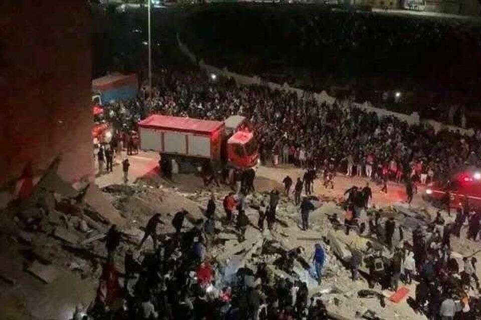 עשרות הרוגים בקריסת בניינים סמוכים במרוקו , רשתות ערביות