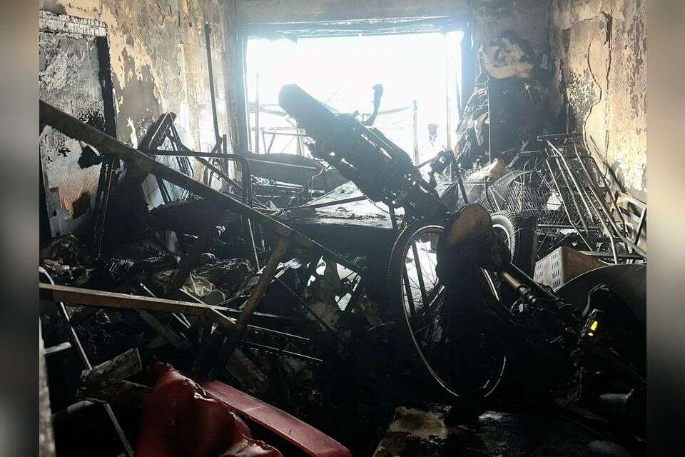 הרוג בשריפה בקריית מלאכי , כב"ה דרום
