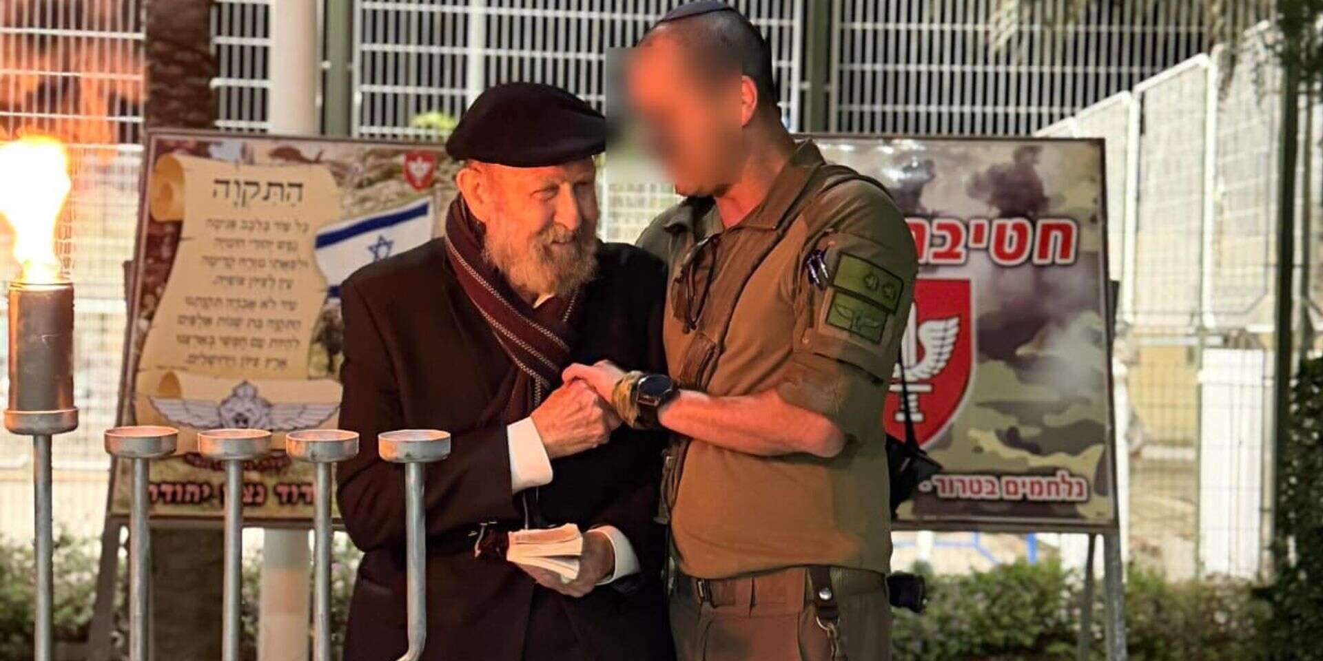 הדלקת נרות בגדוד "נצח יהודה" , נצח יהודה