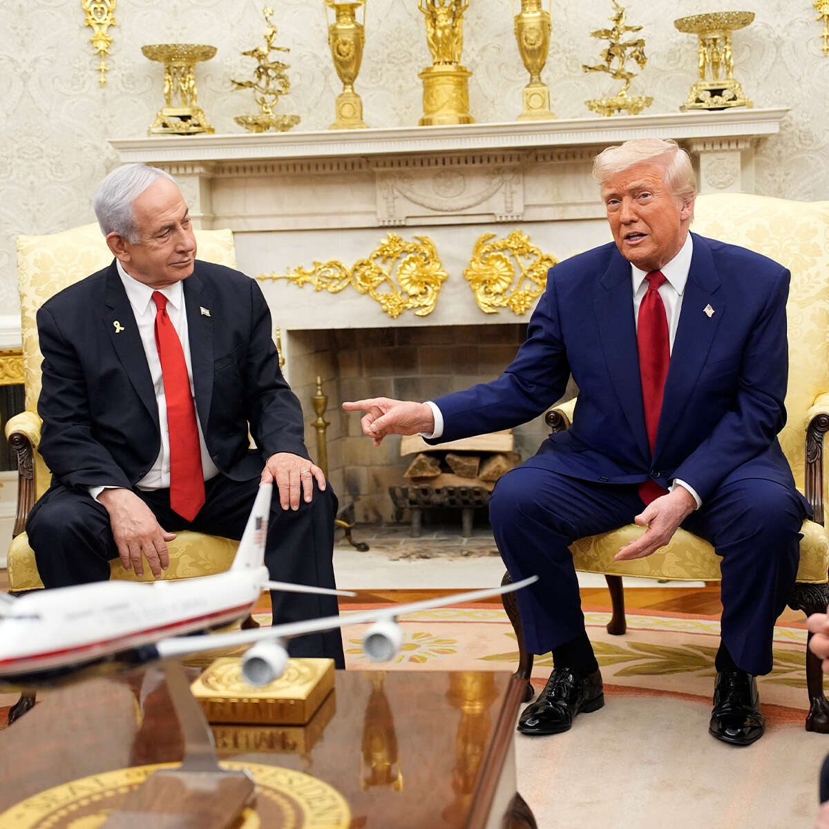 טראמפ ונתניהו , EPA