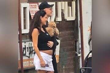 פפראצי: שלמור שטרוזמן עם בטן הריונית