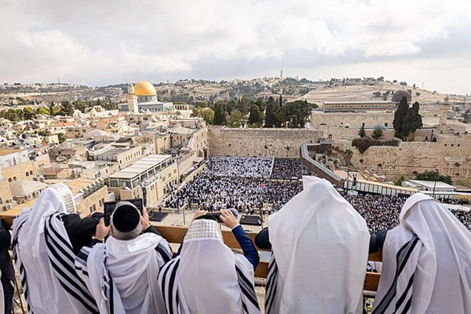 הר הבית ורחבת הכותל , חיים גולדברג, פלאש 90