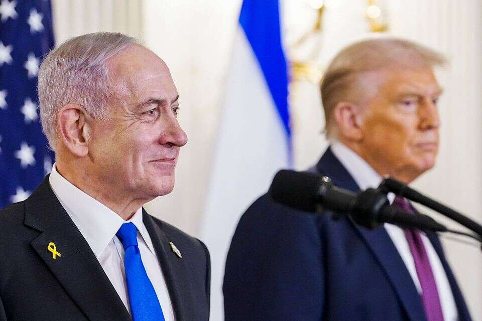 ללכת שבי אחריך. נתניהו וטראמפ , EPA