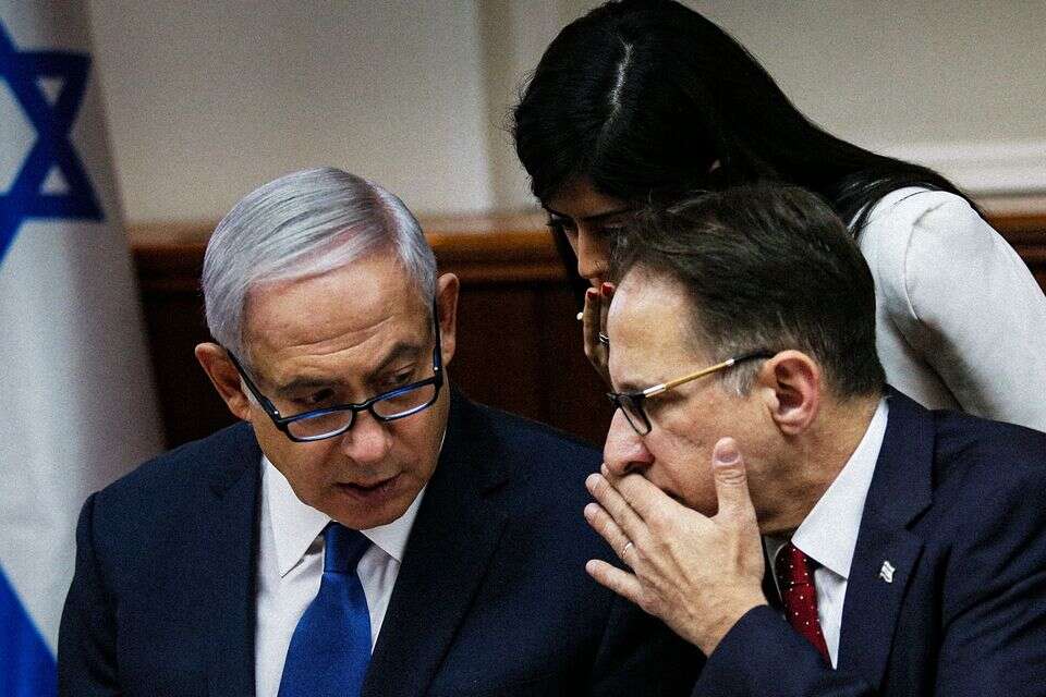 צחי ברוורמן וראש הממשלה בנימין נתניהו , אלכס קולומויסקי
