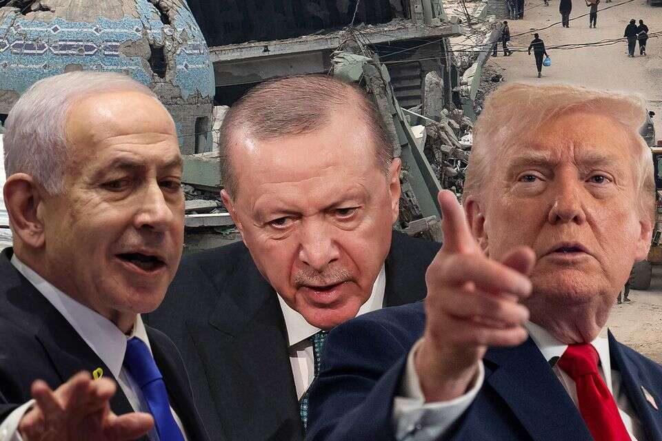 טראמפ, ארדואן ונתניהו , AP,EPA