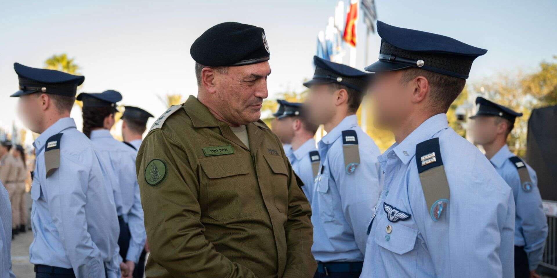 הרמטכ"ל זמיר במסדר הכנפיים , דובר צה"ל