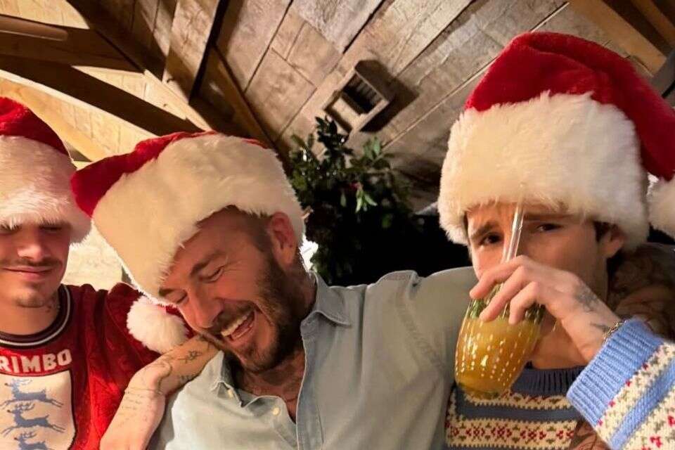 ברוקלין חסר: דיוויד בקהאם חוגג כריסמס עם הילדים