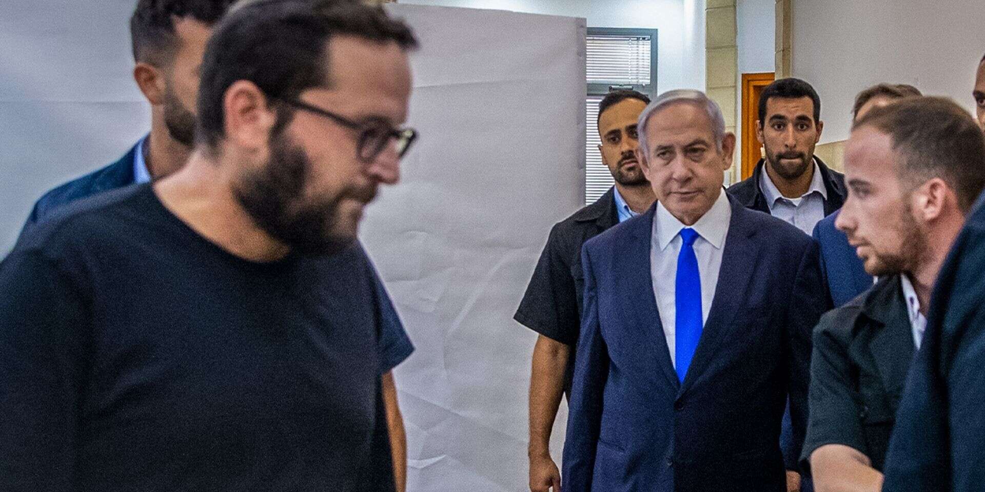 ראש הממשלה בנימין נתניהו ויועצו, יונתן אוריך , אורן בן זקן