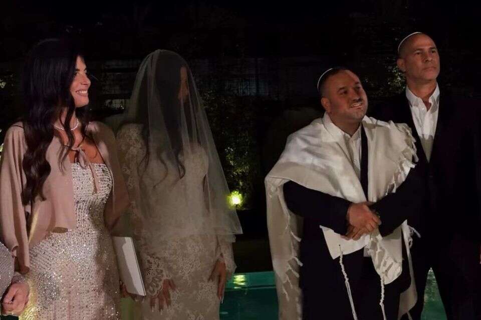 אבי נמני בחופה בחתונת בתו , אינסטגרם