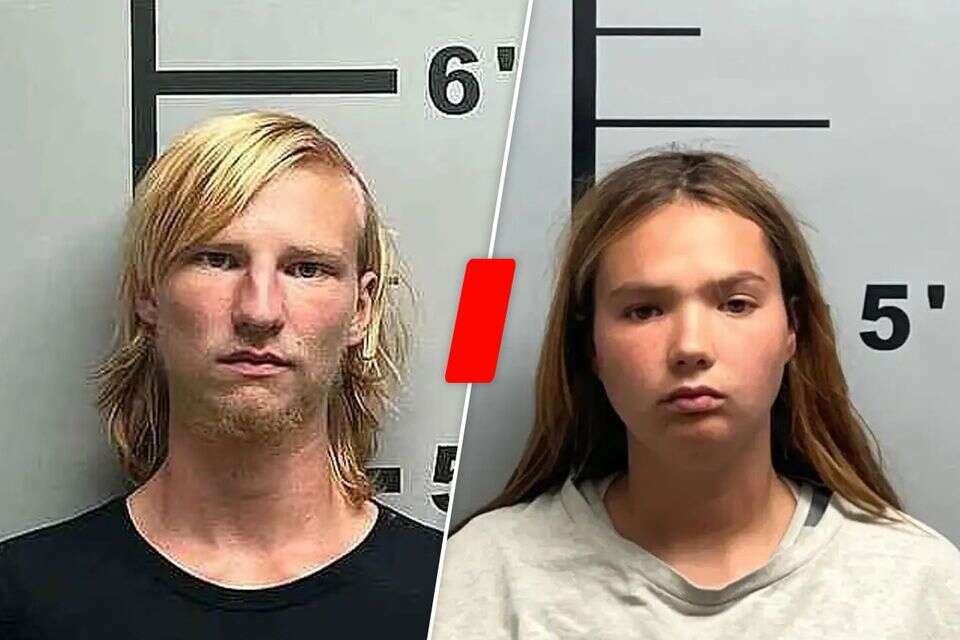 דריאן אורבן ושלין אהלרס בעת מעצרם , Benton County Sheriff's Office