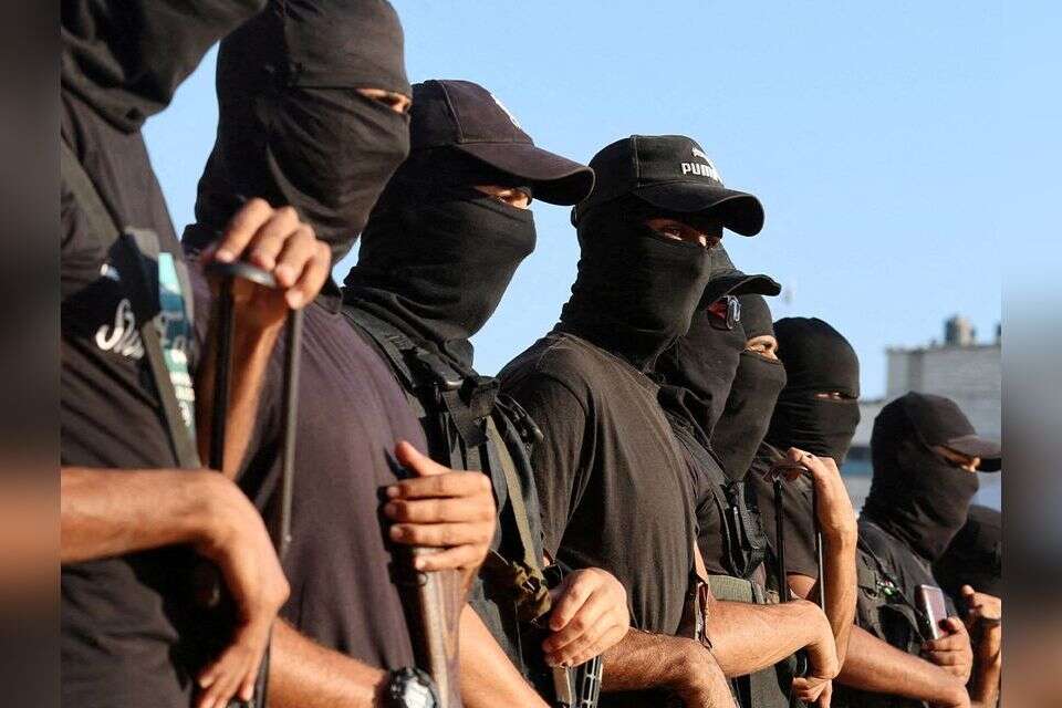 מחבלי חמאס צילום: רויטרס