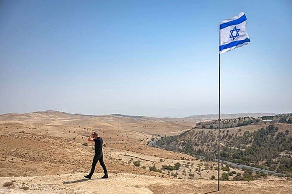 אזור אי־1 ליד מעלה אדומים , יונתן זינדל/פלאש90