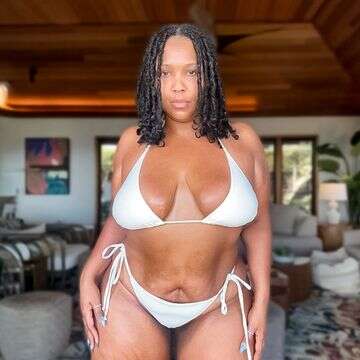 ליזו מציבה גבול בביקיני לבן