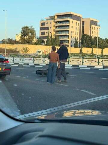 עדי אשכנזי היתה מעורבת בתאונת דרכים