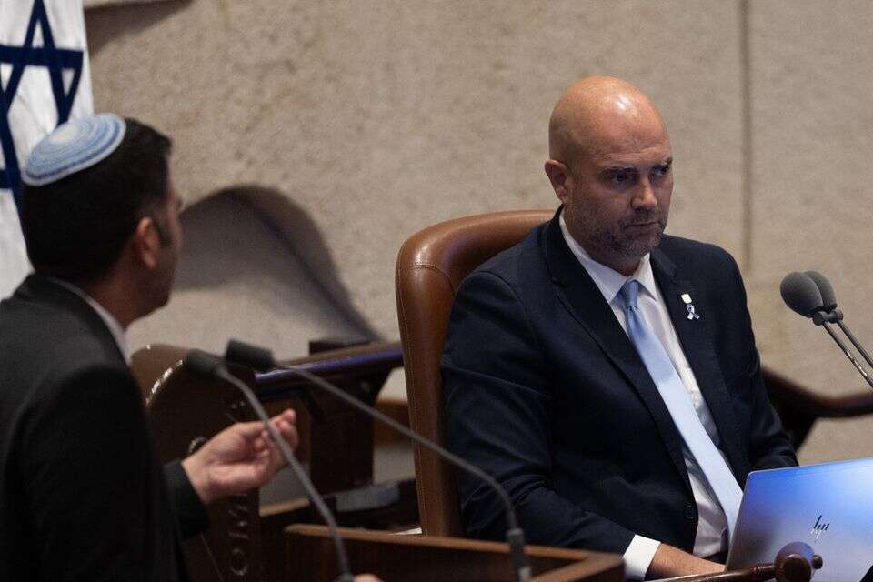 יו"ר הכנסת אמיר אוחנה , אורן בן חקון