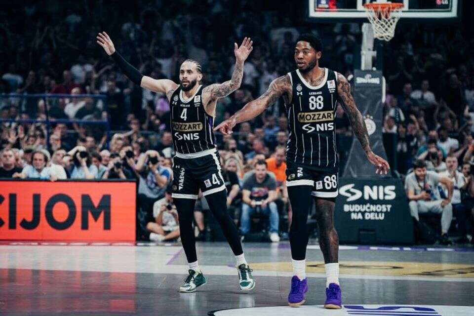 טייריק ג'ונס ודוויין וושינגטון ג'וניור  , Partizan Mozzart Bet/Dragana Stjepanovic