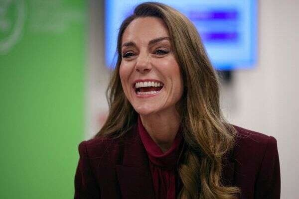 קייט מידלטון בביקור בבית החולים צ'רינג קרוס במערב לונדון, 8 בינואר 2026 , Photo by Isabel Infantes / POOL / AFP