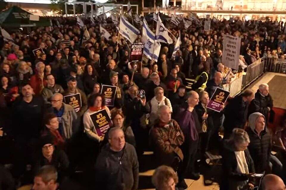 מחאה בבבימה הערב , SATVIEW.TV